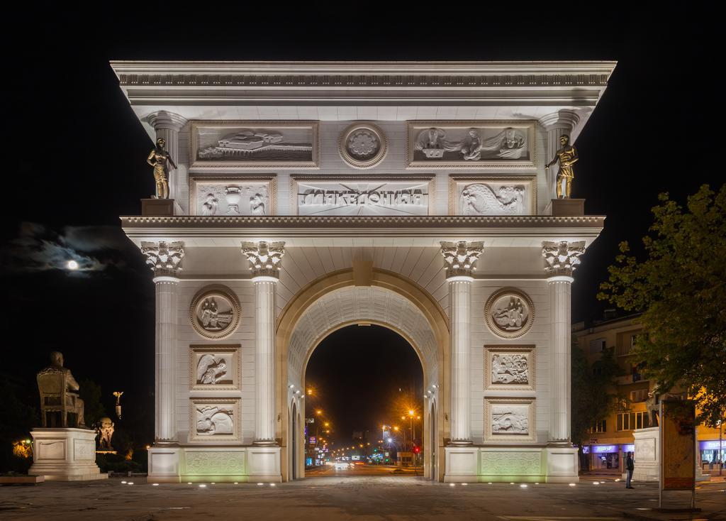 Skopje City Square View Eksteriør billede
